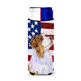 Usa American Flag With Australian Shepherd Ultra Beverage Insulators For Slim Cans Ss4252Muk