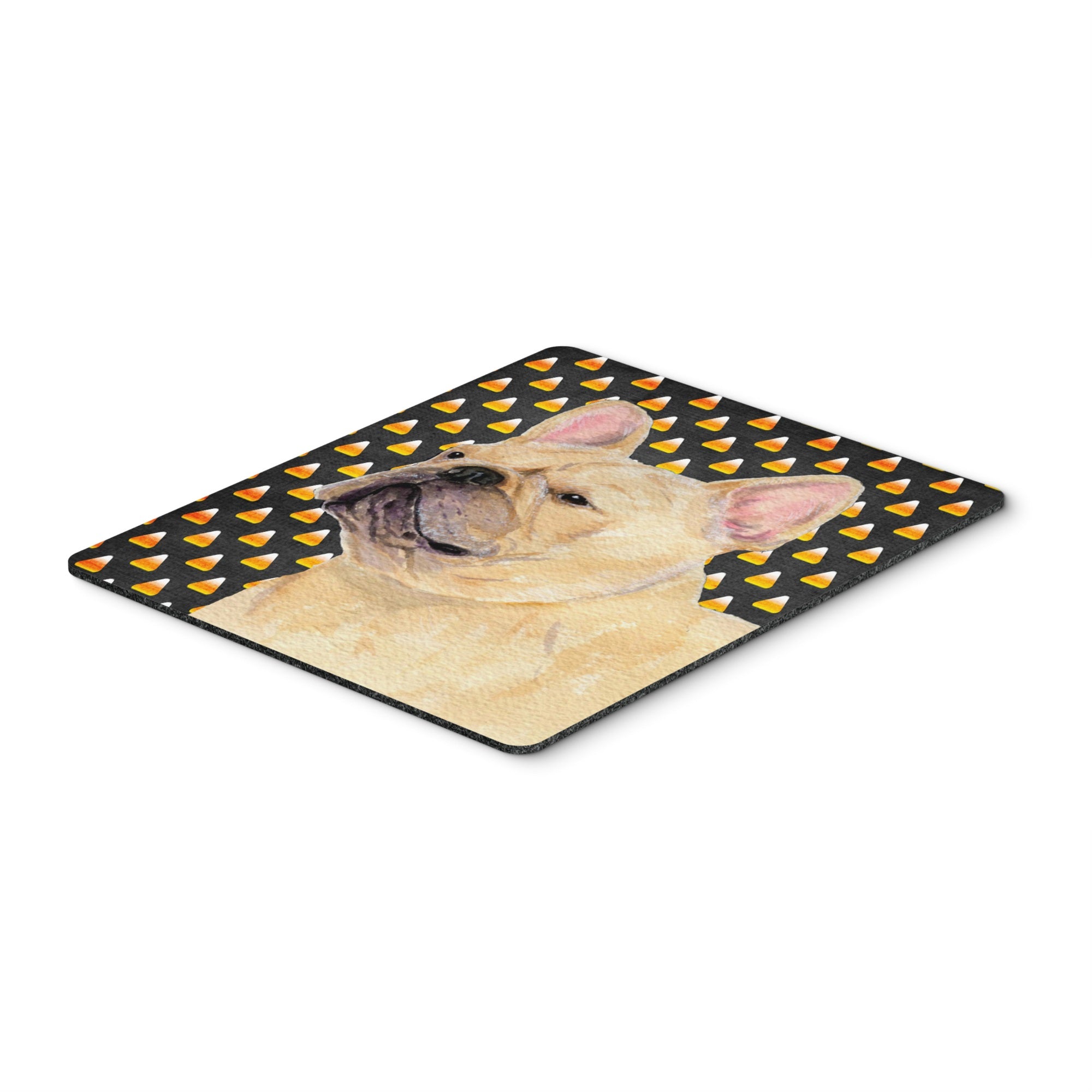 Caroline'S Treasures Mouse/Hot Pad/Trivet, French Bulldog Candy Corn Halloween Portrait (Ss4278Mp)