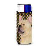 French Bulldog Candy Corn Halloween Portrait Ultra Beverage Insulators For Slim Cans Ss4278Muk
