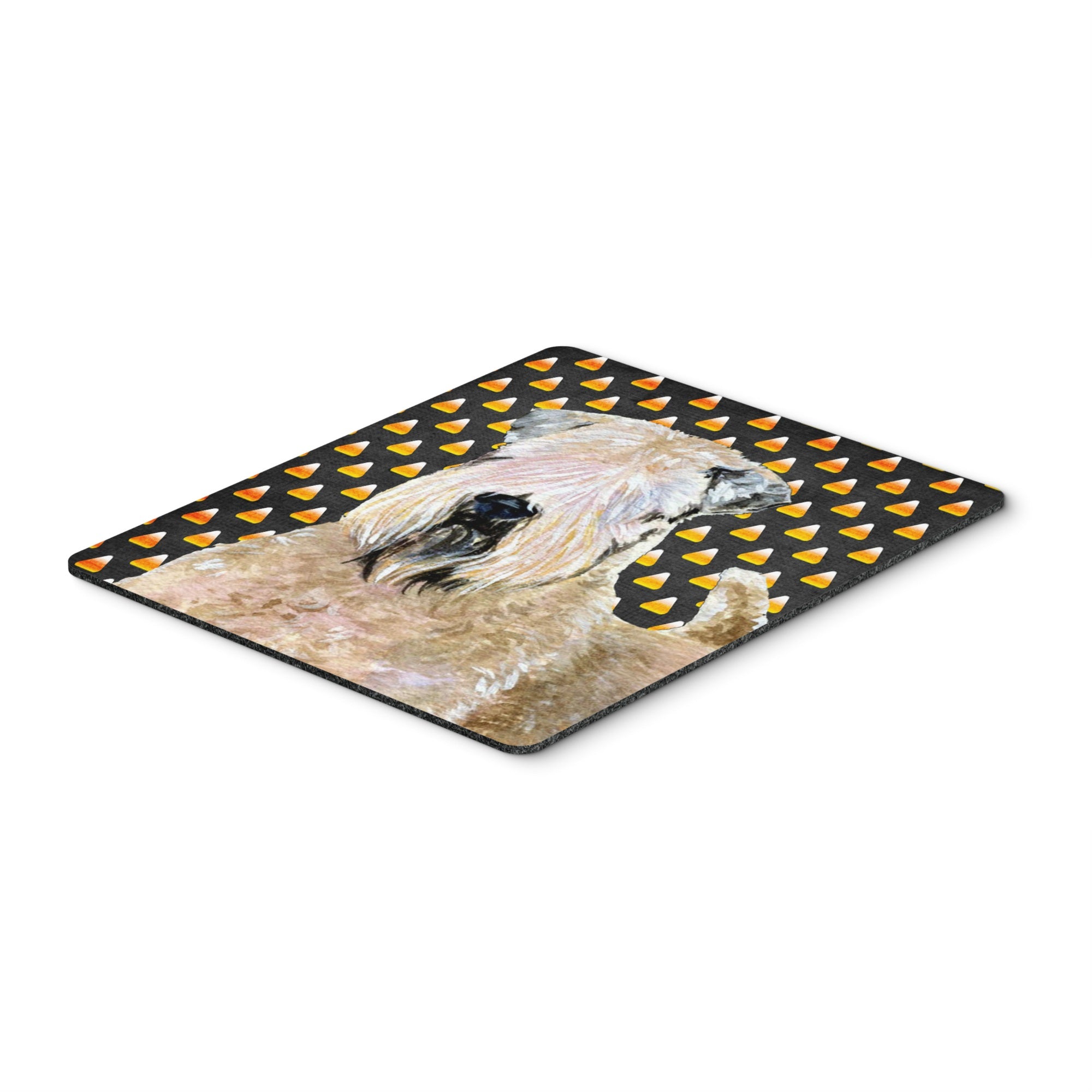 Caroline'S Treasures Mouse/Hot Pad/Trivet, Wheaten Terrier Soft Coated Candy Corn Halloween (Ss4281Mp)