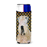 Wheaten Terrier Soft Coated Candy Corn Halloween Portrait Ultra Beverage Insulators For Slim Cans Ss4281Muk