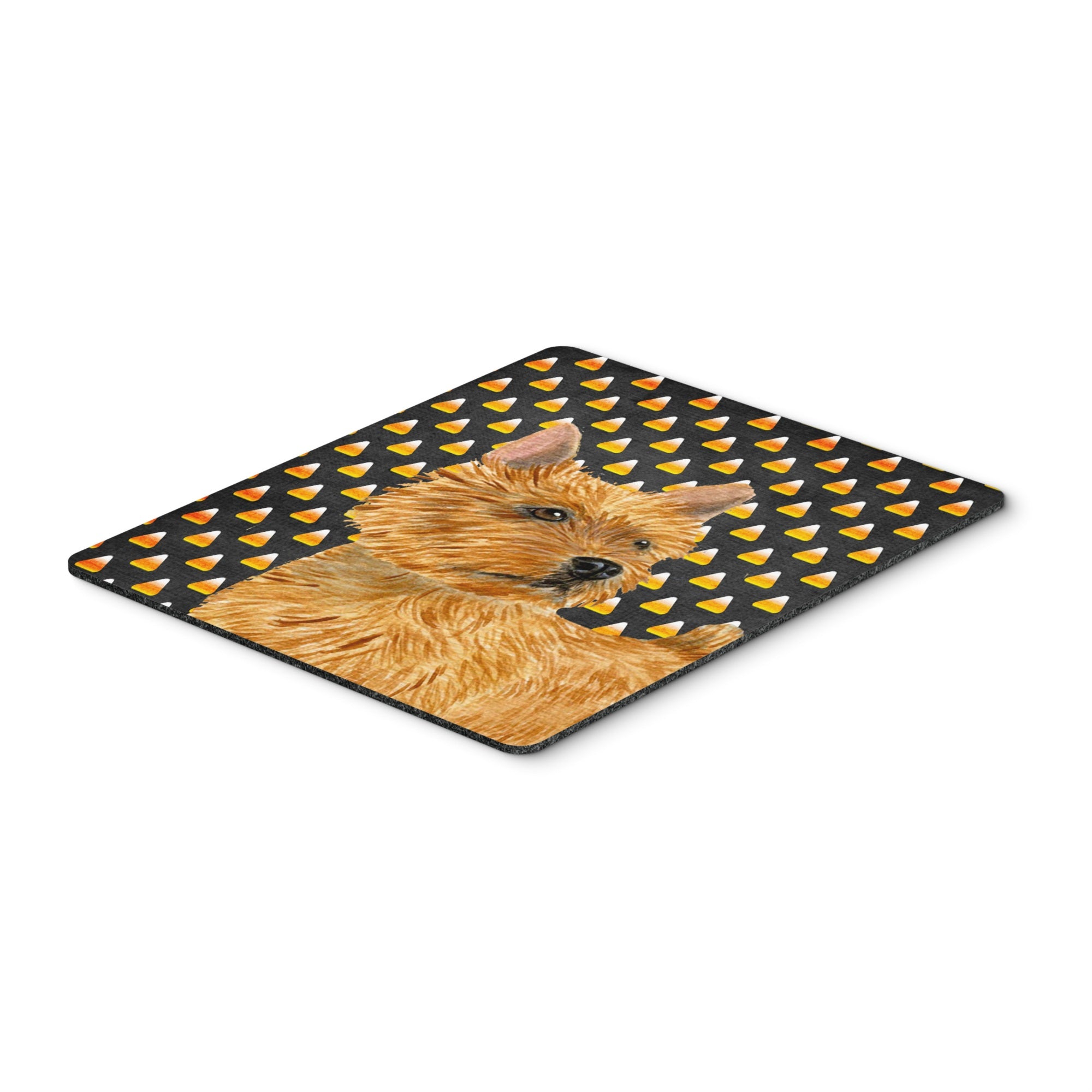 Caroline'S Treasures Mouse/Hot Pad/Trivet, Norwich Terrier Candy Corn Halloween Portrait (Ss4292Mp)
