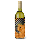 Chow Chow Candy Corn Halloween Portrait Wine Bottle Beverage Insulator Beverage Insulator Hugger Ss4295Literk