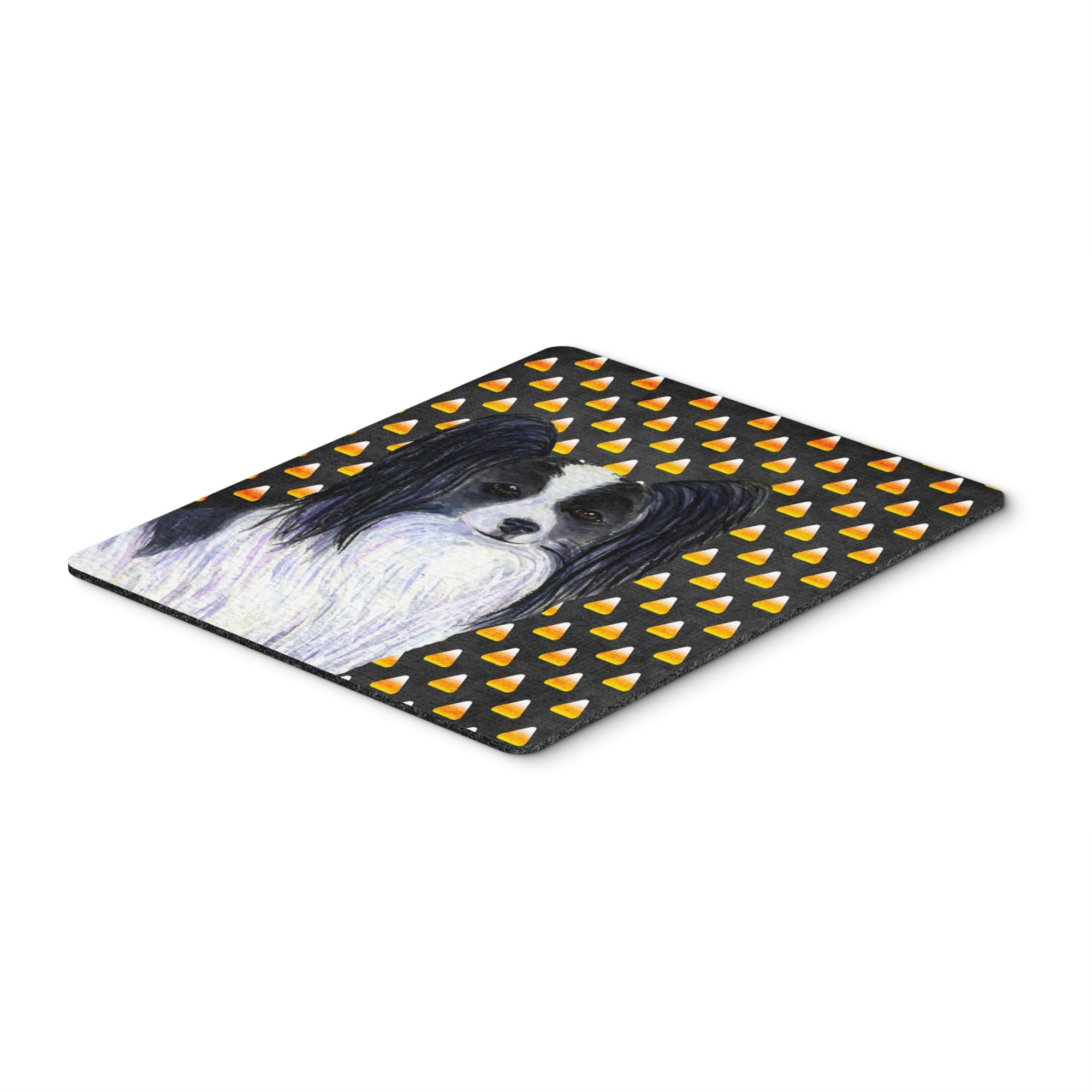Caroline'S Treasures Mouse/Hot Pad/Trivet, Papillon Candy Corn Halloween Portrait (Ss4298Mp)