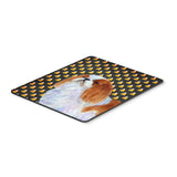 Caroline'S Treasures Mouse/Hot Pad/Trivet, English Toy Spaniel Candy Corn Halloween Portrait (Ss4300Mp)