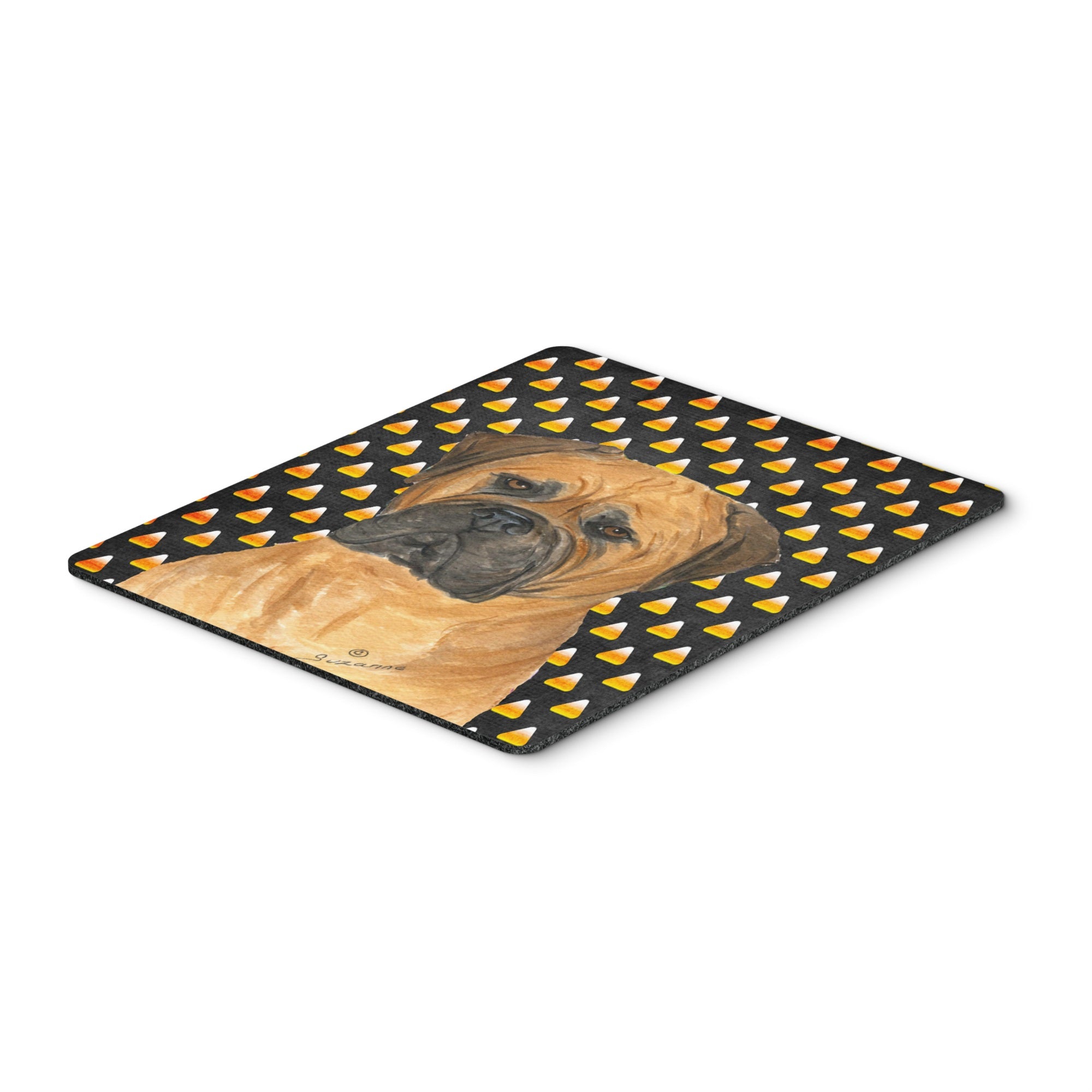 Caroline'S Treasures Bullmastiff Candy Corn Halloween Portrait Mouse Pad/Hot Pad/Trivet (Ss4310Mp)