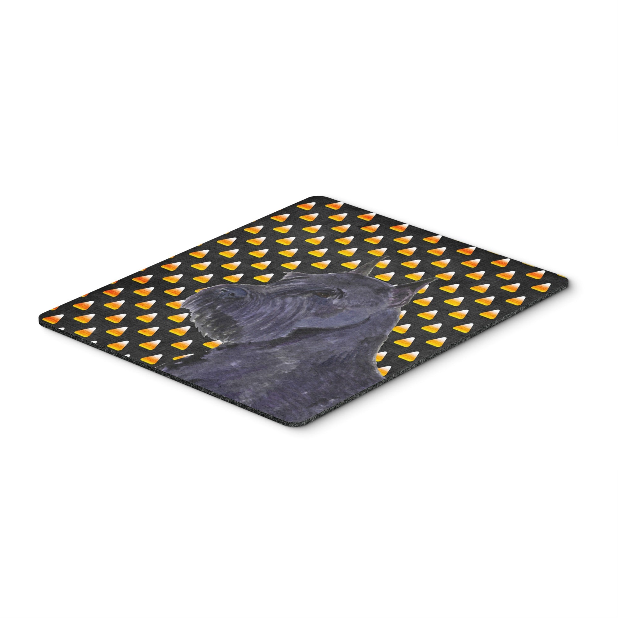 Caroline'S Treasures Schnauzer Giant Candy Corn Halloween Portrait Mouse Pad/Hot Pad/Trivet (Ss4316Mp)