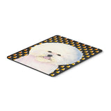 Caroline'S Treasures Bichon Frise Candy Corn Halloween Portrait Mouse Pad/Hot Pad/Trivet (Ss4319Mp)