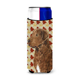 Chesapeake Bay Retriever Fall Leaves Portrait Ultra Beverage Insulators For Slim Cans Ss4325Muk