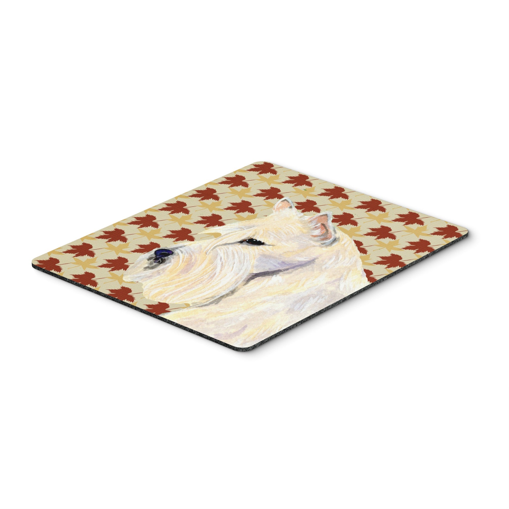 Caroline'S Treasures Scottish Terrier Wheaten Fall Leaves Portrait Mouse Pad/Hot Pad/Trivet (Ss4326Mp)