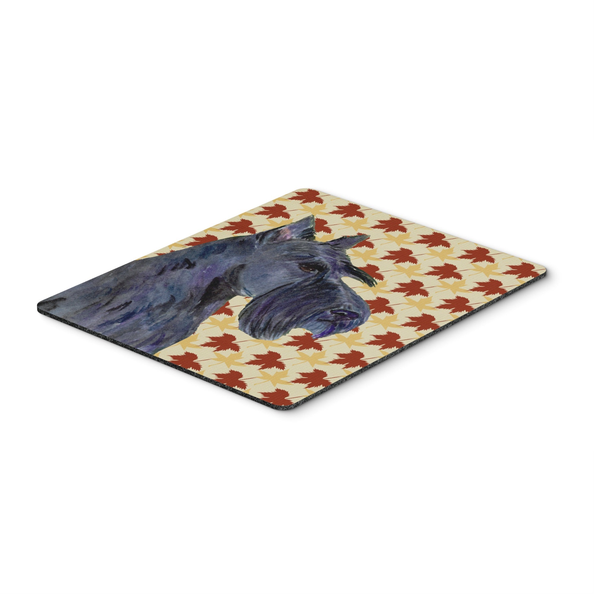 Caroline'S Treasures Scottish Terrier Fall Leaves Portrait Mouse Pad/Hot Pad/Trivet (Ss4327Mp)