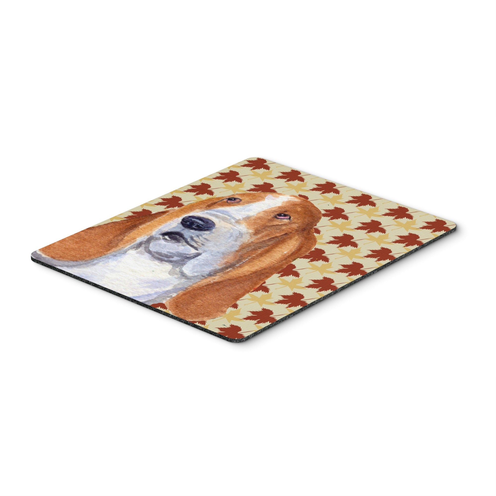 Caroline'S Treasures Bulldog English Fall Leaves Portrait Mouse Pad/Hot Pad/Trivet (Ss4328Mp)
