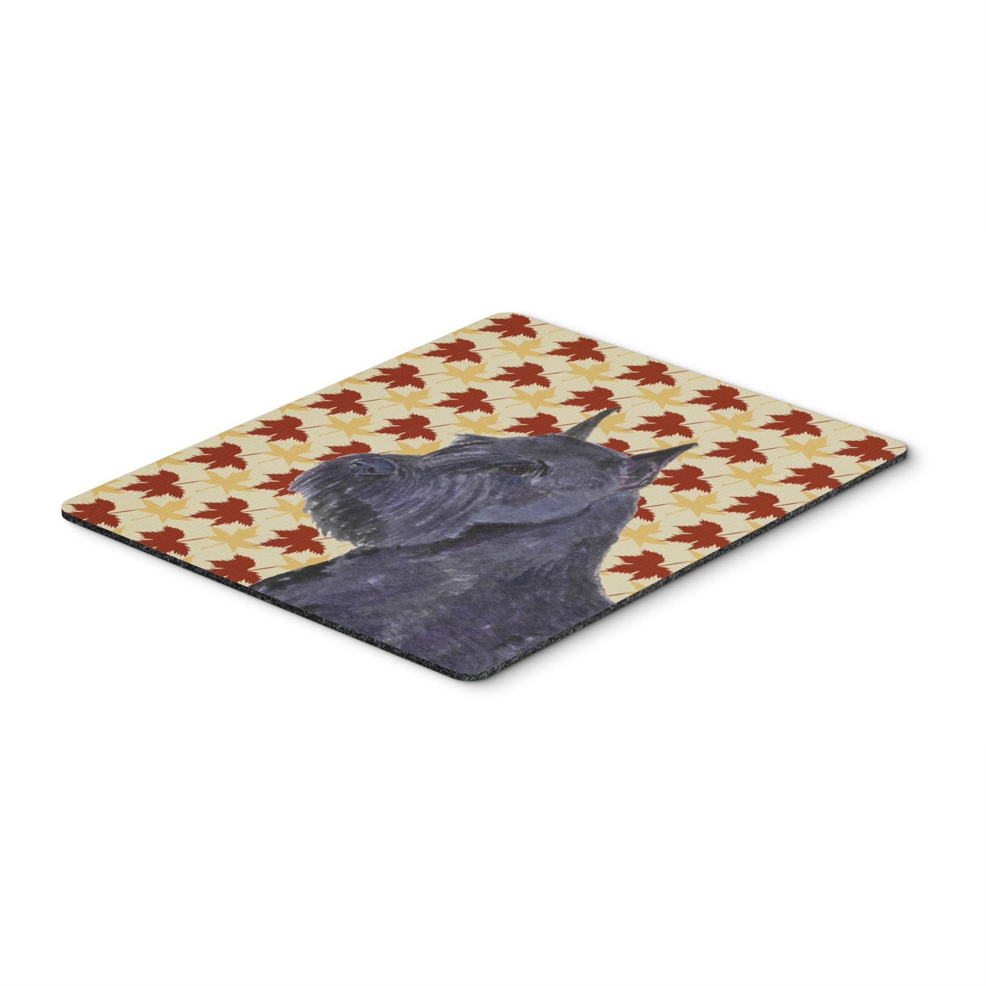 Caroline'S Treasures Schnauzer Giant Fall Leaves Portrait Mouse Pad/Hot Pad/Trivet (Ss4333Mp)