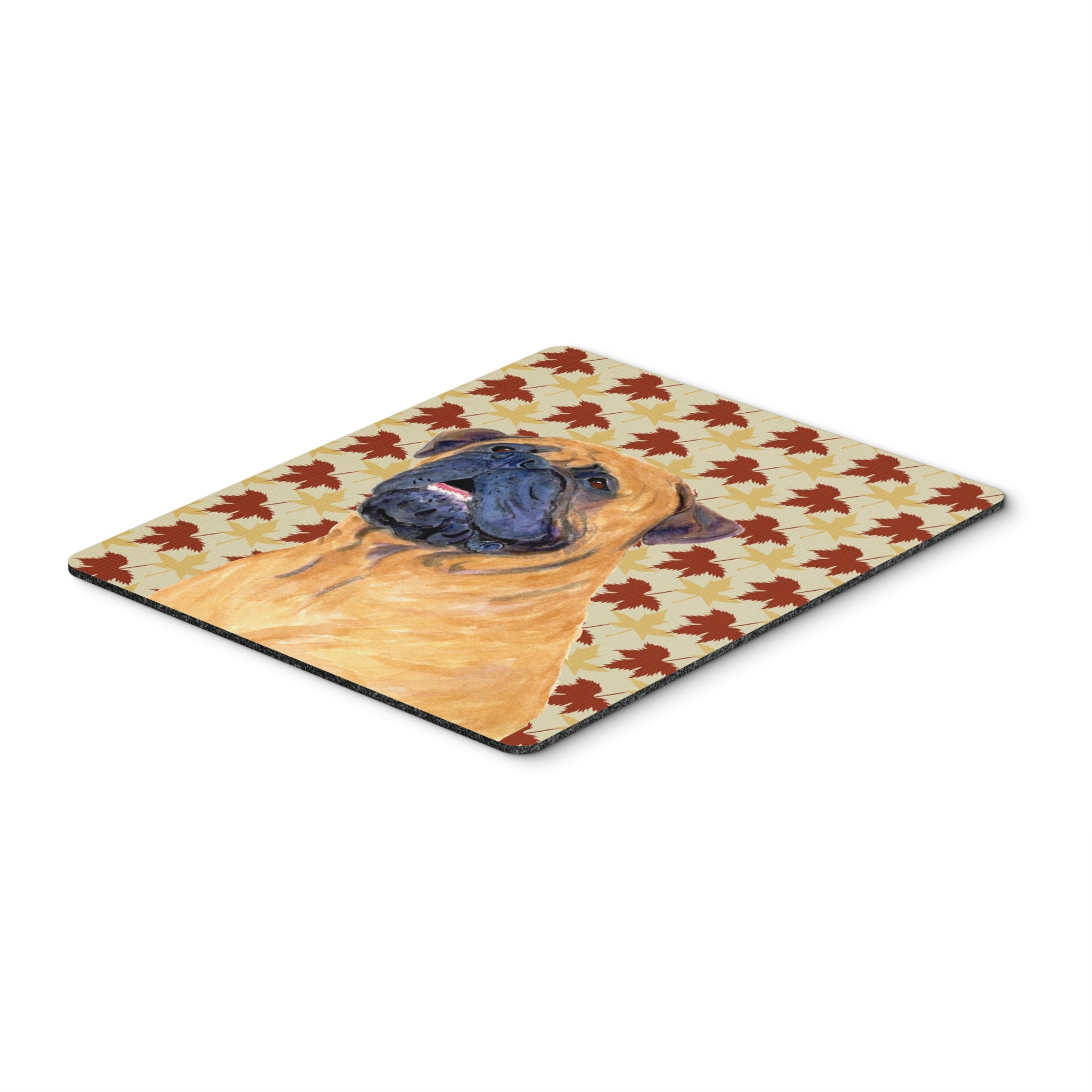 Caroline'S Treasures Mastiff Fall Leaves Portrait Mouse Pad/Hot Pad/Trivet (Ss4336Mp)