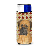 Bullmastiff Fall Leaves Portrait Ultra Beverage Insulators For Slim Cans Ss4339Muk