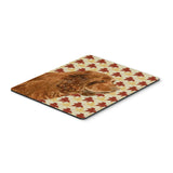 Caroline'S Treasures Sussex Spaniel Fall Leaves Portrait Mouse Pad/Hot Pad/Trivet (Ss4346Mp)