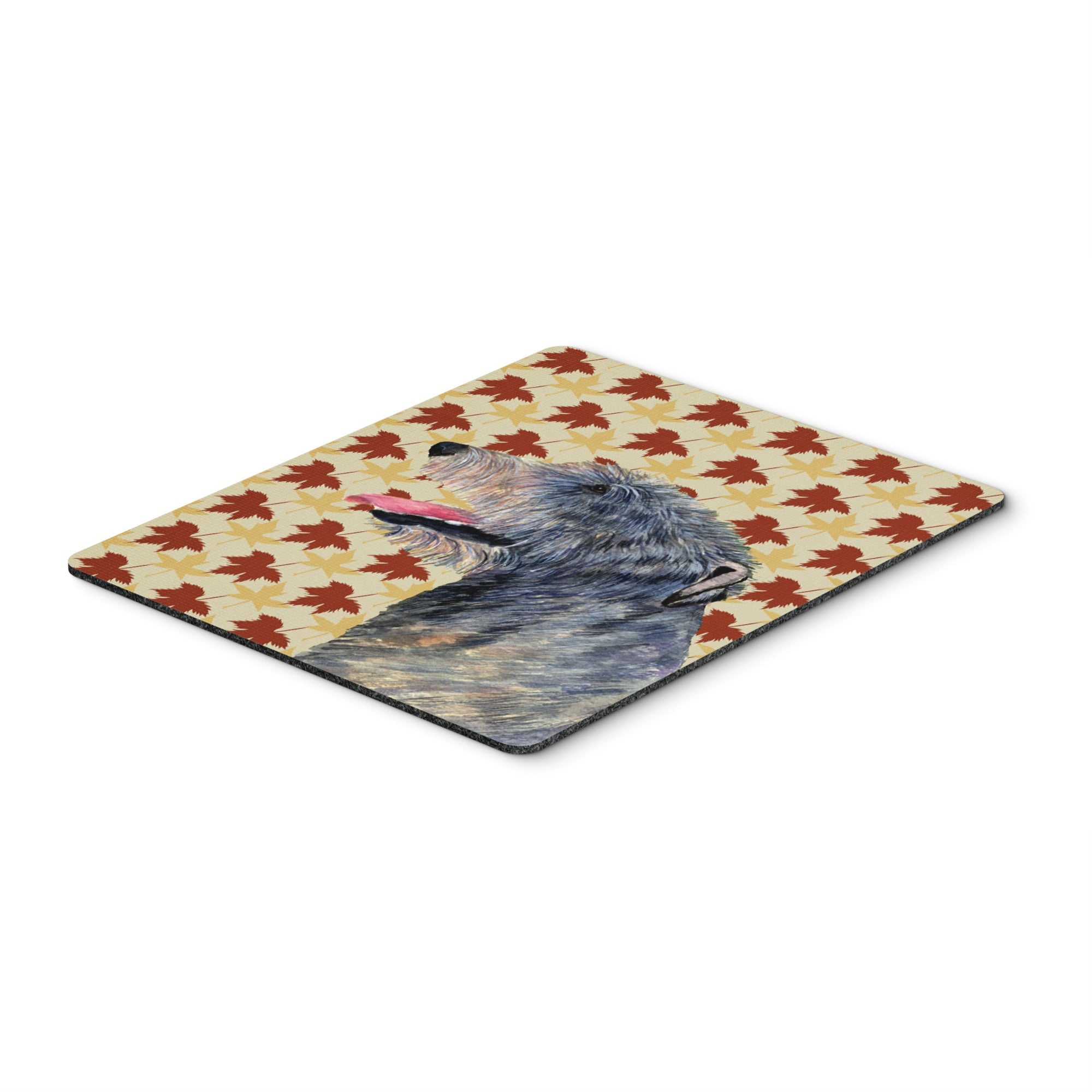 Caroline'S Treasures Irish Wolfhound Fall Leaves Portrait Mouse Pad/Hot Pad/Trivet (Ss4350Mp)