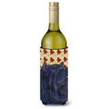 Chow Chow Fall Leaves Portrait Wine Bottle Beverage Insulator Beverage Insulator Hugger Ss4355Literk