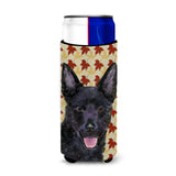 Australian Kelpie Fall Leaves Portrait Ultra Beverage Insulators For Slim Cans Ss4358Muk