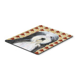 Caroline'S Treasures Mouse/Hot Pad/Trivet, Bearded Collie Fall Leaves Portrait (Ss4359Mp)