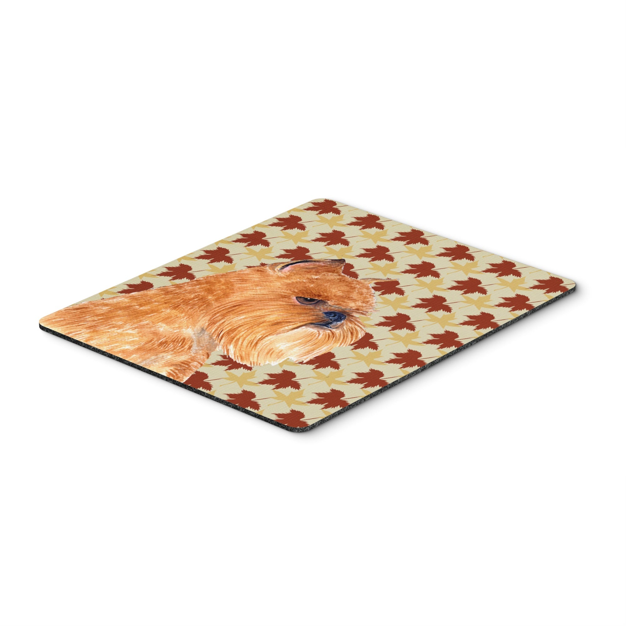 Caroline'S Treasures Mouse/Hot Pad/Trivet, Brussels Griffon Fall Leaves Portrait (Ss4362Mp)