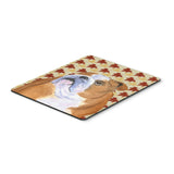 Caroline'S Treasures Mouse/Hot Pad/Trivet, Bulldog English Fall Leaves Portrait (Ss4365Mp)