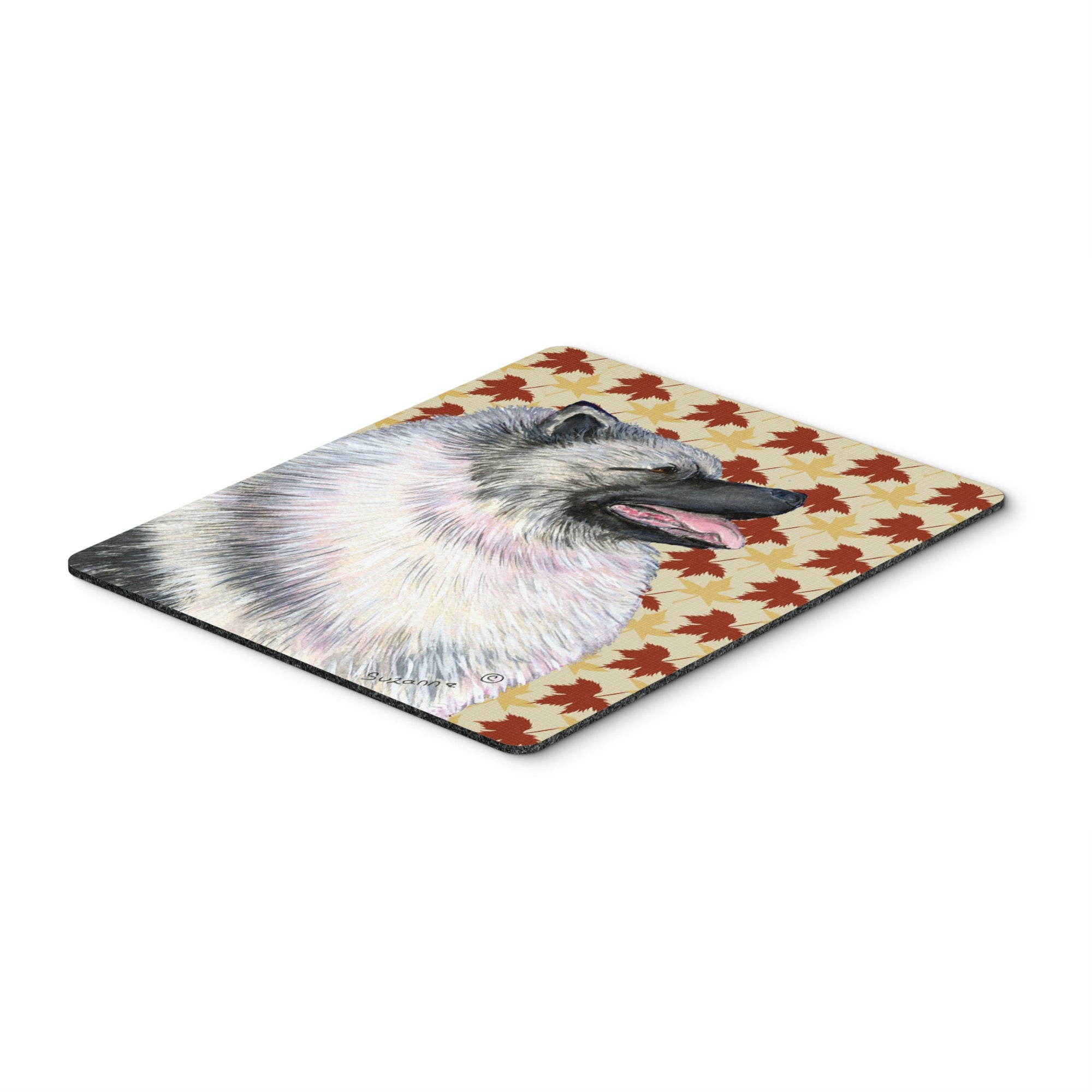 Caroline'S Treasures Mouse/Hot Pad/Trivet, Keeshond Fall Leaves Portrait (Ss4368Mp)