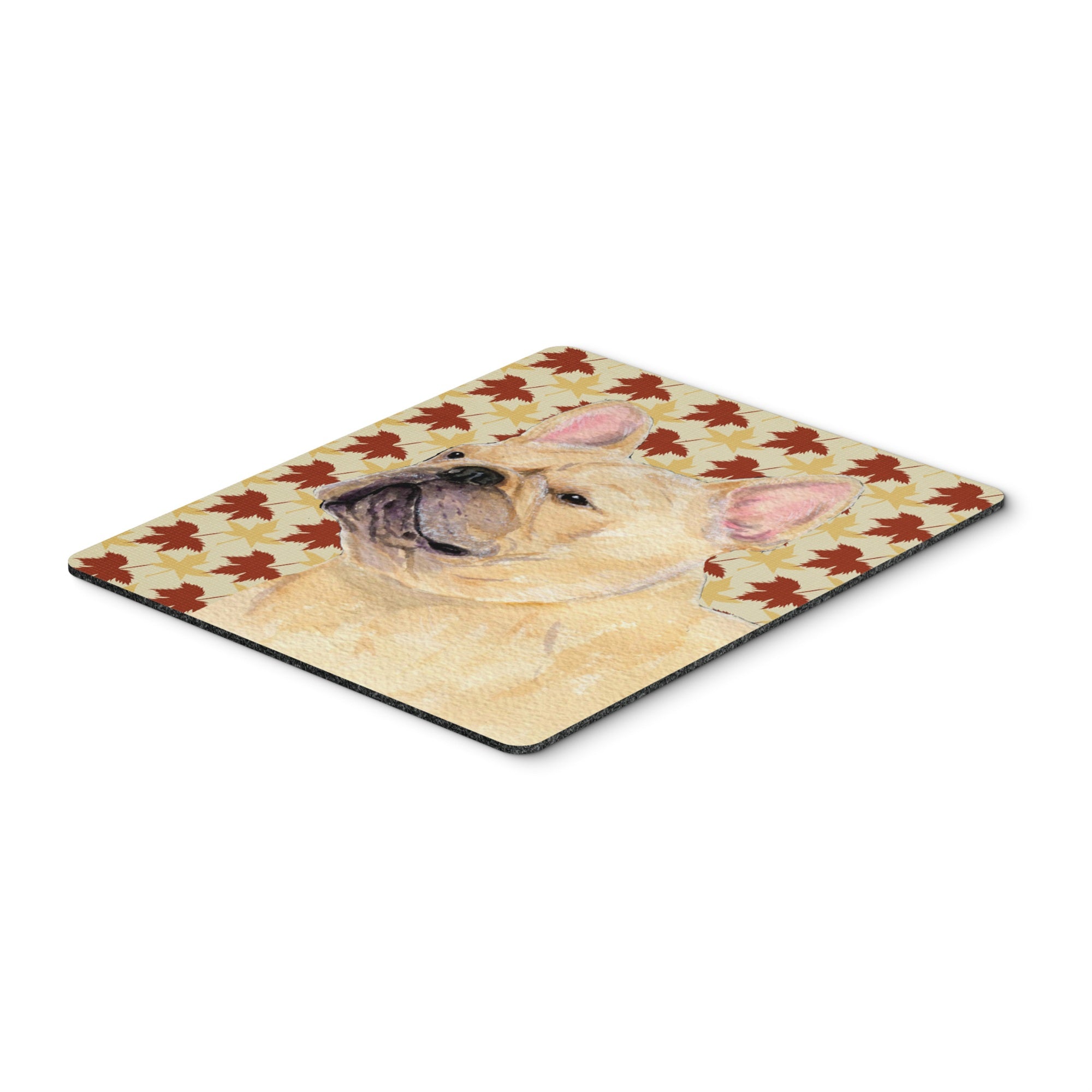 Caroline'S Treasures Mouse/Hot Pad/Trivet, French Bulldog Fall Leaves Portrait (Ss4371Mp)