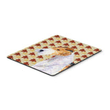 Caroline'S Treasures Mouse/Hot Pad/Trivet, Fox Terrier Fall Leaves Portrait (Ss4378Mp)