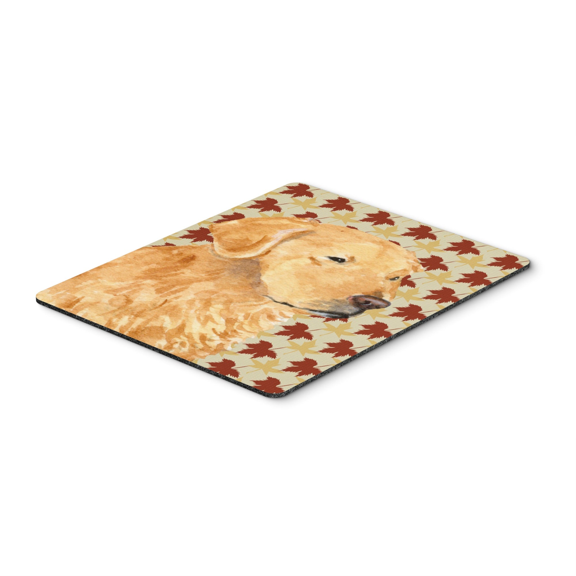 Caroline'S Treasures Mouse/Hot Pad/Trivet, Golden Retriever Fall Leaves Portrait (Ss4380Mp)