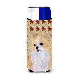 Chihuahua Fall Leaves Portrait Ultra Beverage Insulators For Slim Cans Ss4383Muk