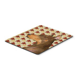 Caroline'S Treasures Mouse/Hot Pad/Trivet, Doberman Fall Leaves Portrait (Ss4388Mp)