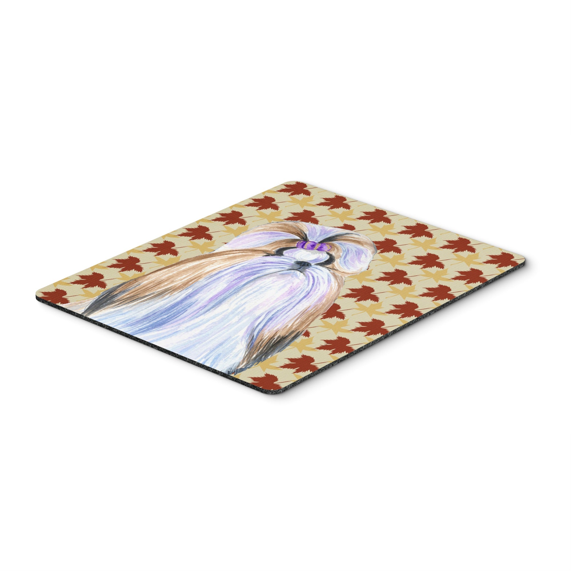 Caroline'S Treasures Mouse/Hot Pad/Trivet, Shih Tzu Fall Leaves Portrait (Ss4391Mp)