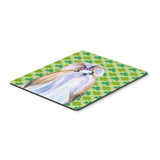 Caroline'S Treasures Mouse/Hot Pad/Trivet, Shih Tzu St. Patrick'S Day Shamrock Portrait (Ss4396Mp)