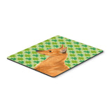 Caroline'S Treasures Mouse/Hot Pad/Trivet, Min Pin St. Patrick'S Day Shamrock Portrait (Ss4397Mp)