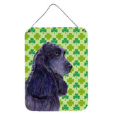 Caroline'S Treasures Ss4402Ds1216 Cocker Spaniel St. Patrick'S Day Shamrock Portrait Wall Or Door Hanging Prints, 16 X 12,