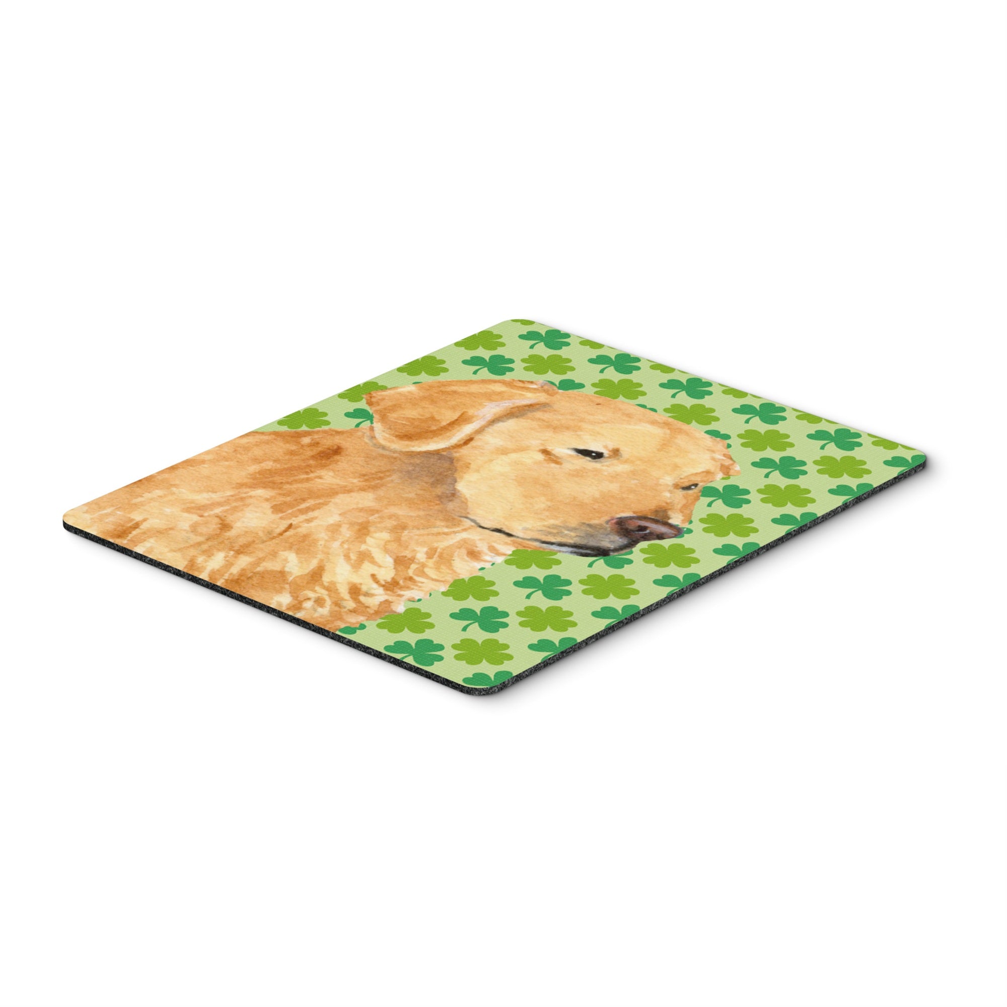 Caroline'S Treasures Mouse/Hot Pad/Trivet, Golden Retriever St. Patrick'S Day Shamrock (Ss4407Mp)