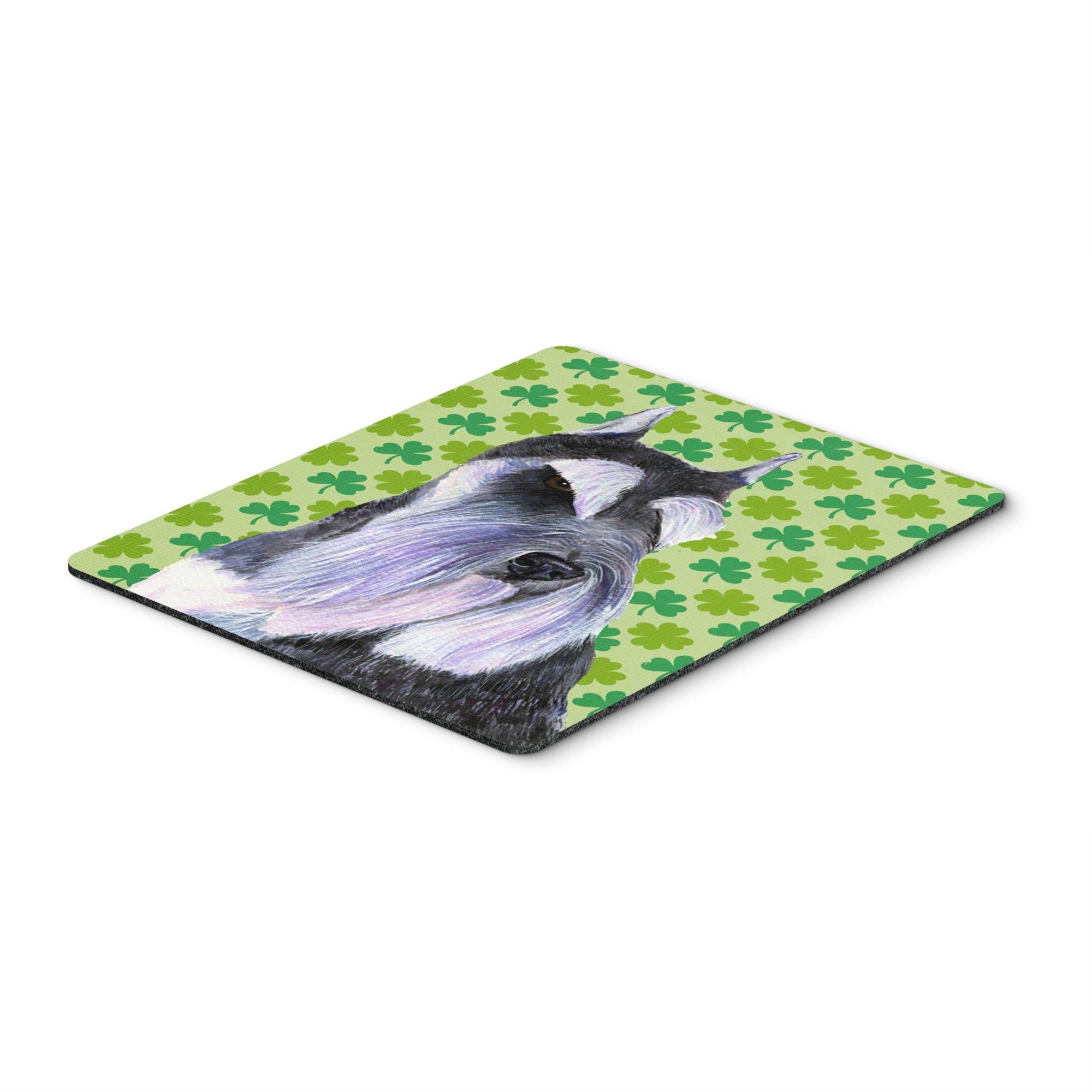 Caroline'S Treasures Mouse/Hot Pad/Trivet, Schnauzer St. Patrick'S Day Shamrock Portrait (Ss4408Mp)