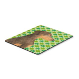 Caroline'S Treasures Mouse/Hot Pad/Trivet, Doberman St. Patrick'S Day Shamrock Portrait (Ss4410Mp)