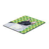 Caroline'S Treasures Mouse/Hot Pad/Trivet, Rat Terrier St. Patrick'S Day Shamrock Portrait (Ss4411Mp)
