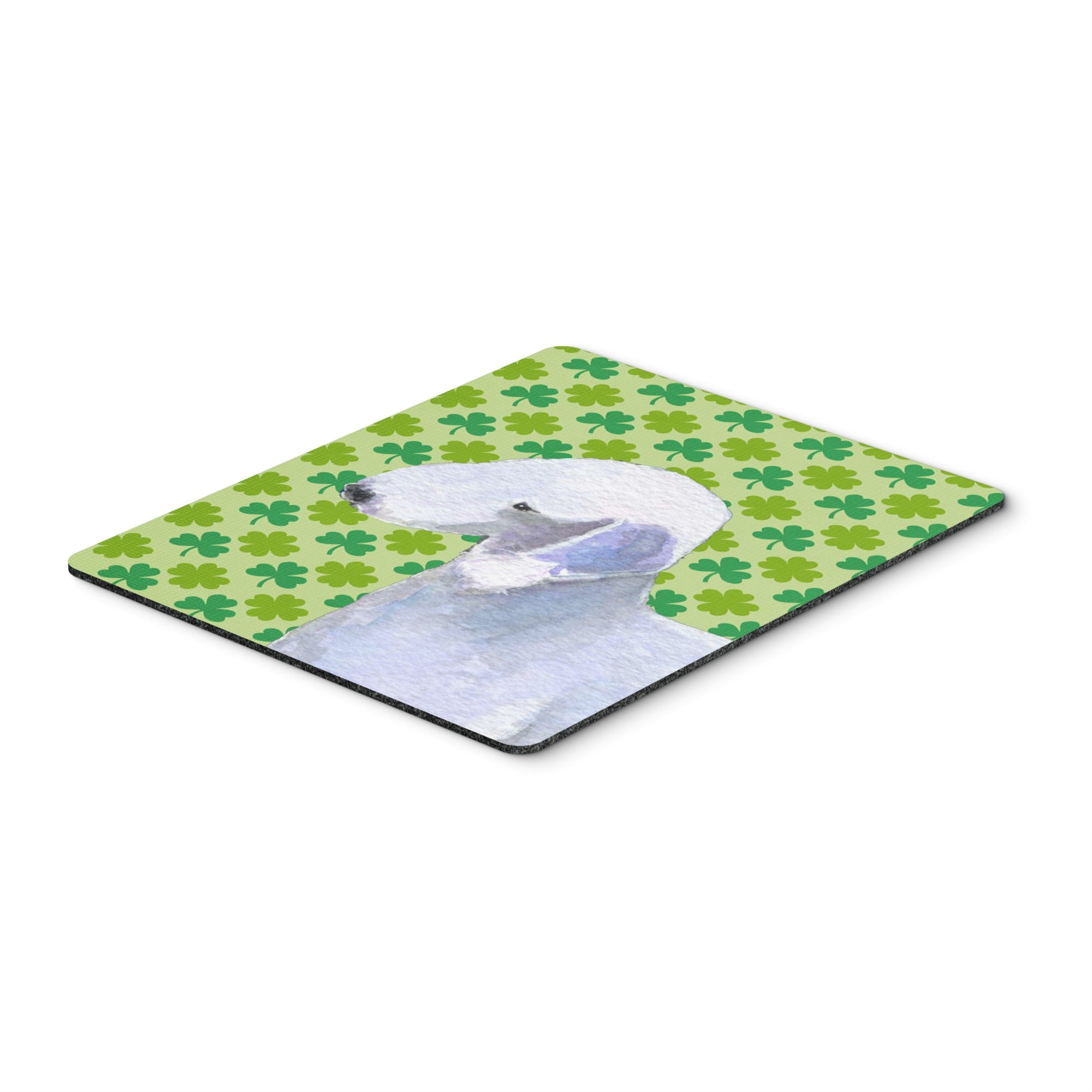 Caroline'S Treasures Mouse/Hot Pad/Trivet, Bedlington Terrier St. Patrick'S Day Shamrock (Ss4414Mp)