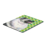 Caroline'S Treasures Mouse/Hot Pad/Trivet, Keeshond St. Patrick'S Day Shamrock Portrait (Ss4419Mp)