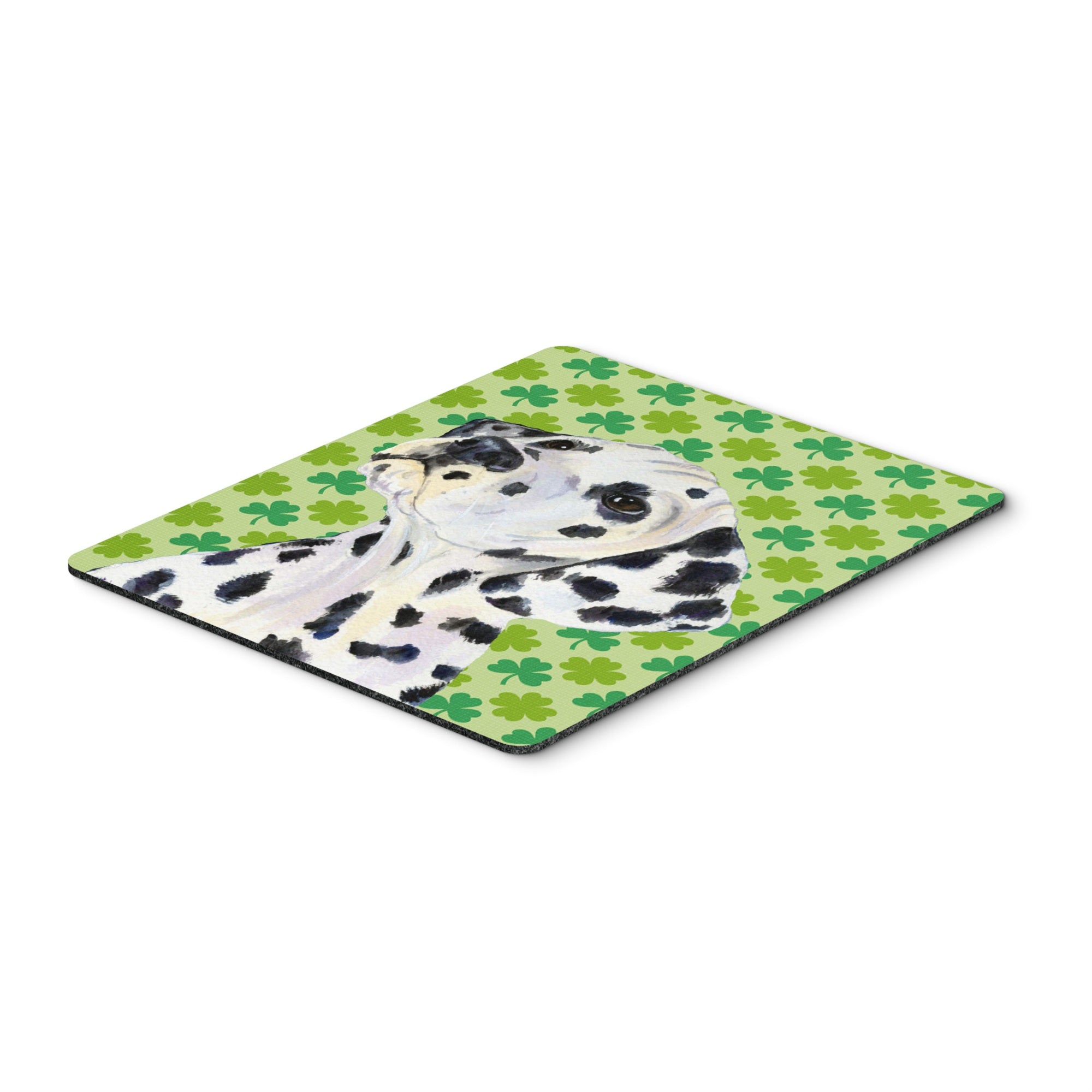 Caroline'S Treasures Mouse/Hot Pad/Trivet, Dalmatian St. Patrick'S Day Shamrock Portrait (Ss4423Mp)