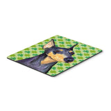 Caroline'S Treasures Mouse/Hot Pad/Trivet, Doberman St. Patrick'S Day Shamrock Portrait (Ss4426Mp)