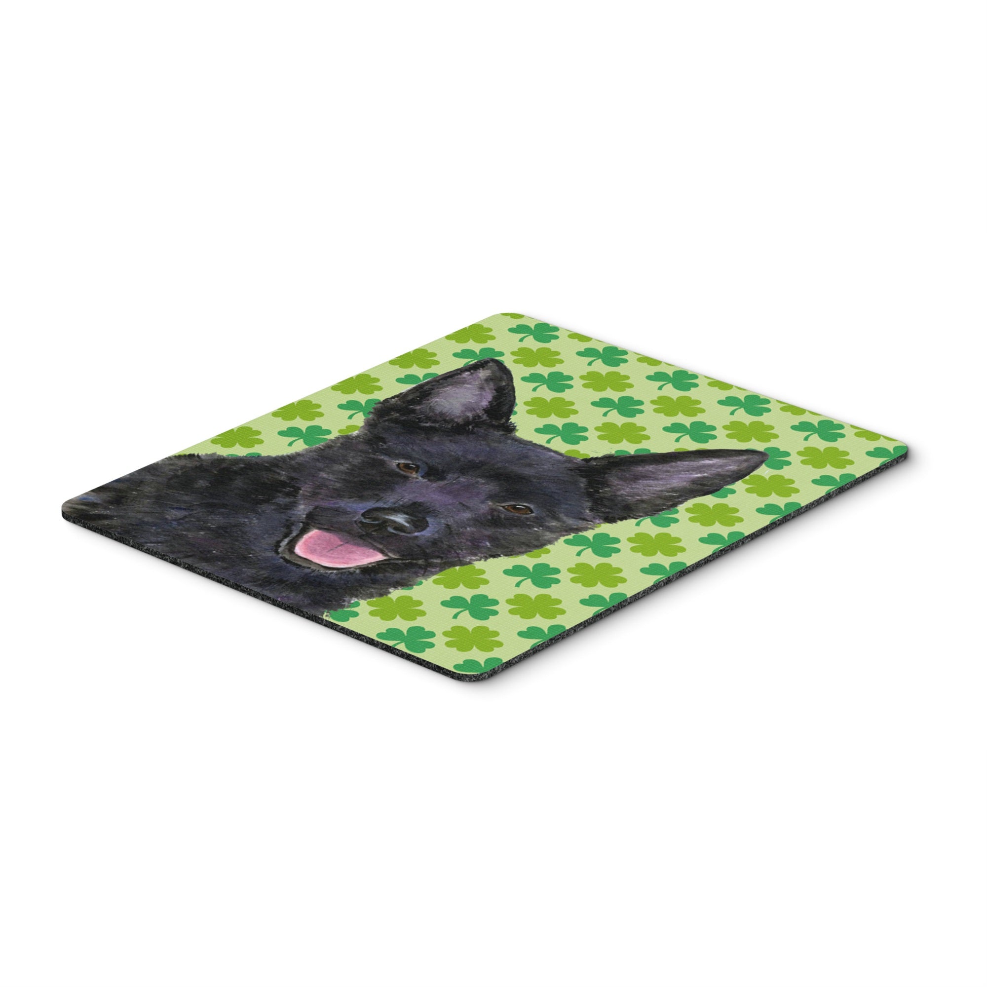 Caroline'S Treasures Mouse/Hot Pad/Trivet, Australian Kelpie St. Patrick'S Day Shamrock (Ss4429Mp)