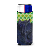 Chow Chow St. Patrick'S Day Shamrock Portrait Ultra Beverage Insulators For Slim Cans Ss4432Muk