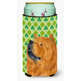 Chow Chow St. Patrick'S Day Shamrock Portrait Tall Boy Beverage Insulator Beverage Insulator Hugger