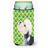 Dandie Dinmont Terrier St. Patrick'S Day Shamrock Tall Boy Beverage Insulator Beverage Insulator Hugger