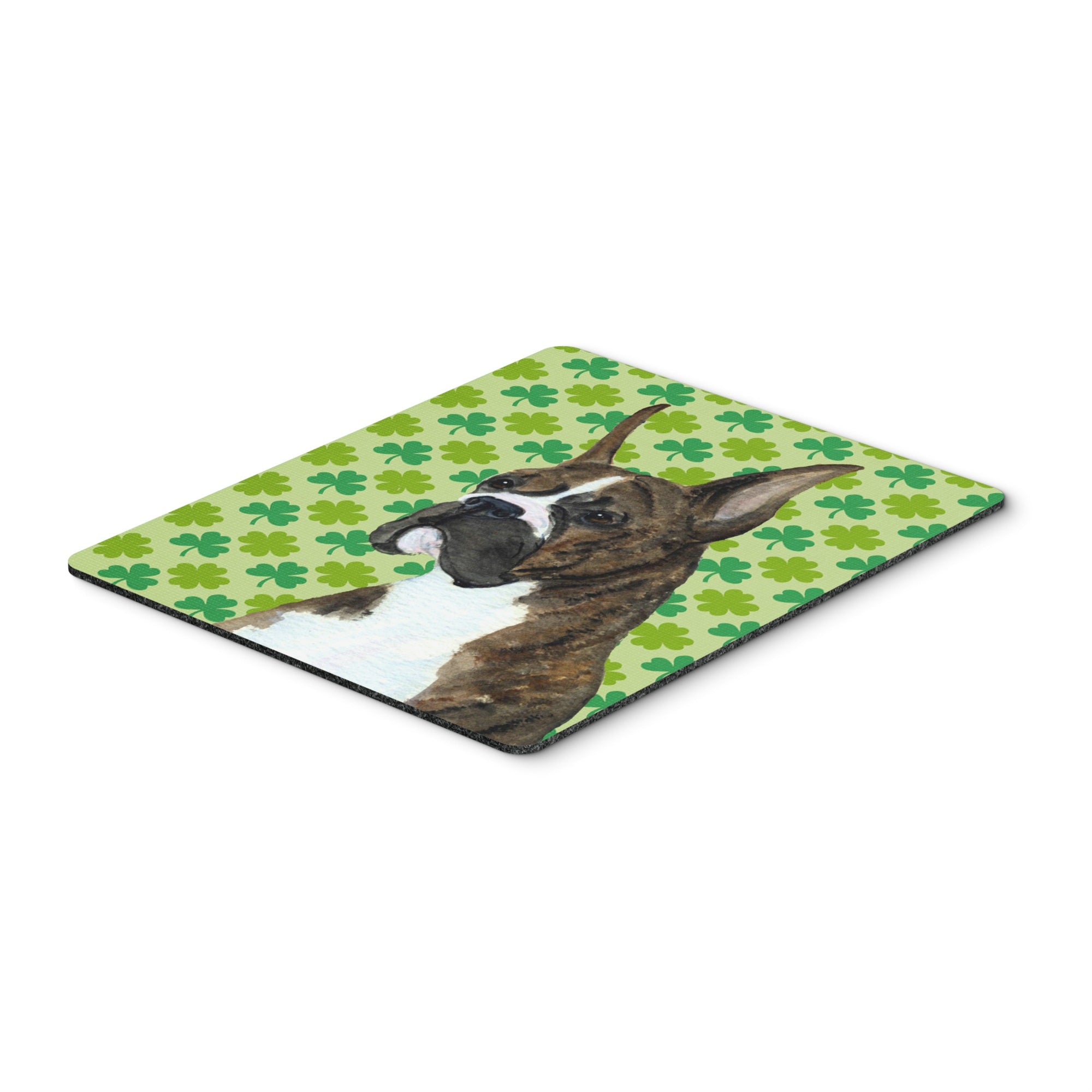 Caroline'S Treasures Mouse/Hot Pad/Trivet, Boxer St. Patrick'S Day Shamrock Portrait (Ss4439Mp)