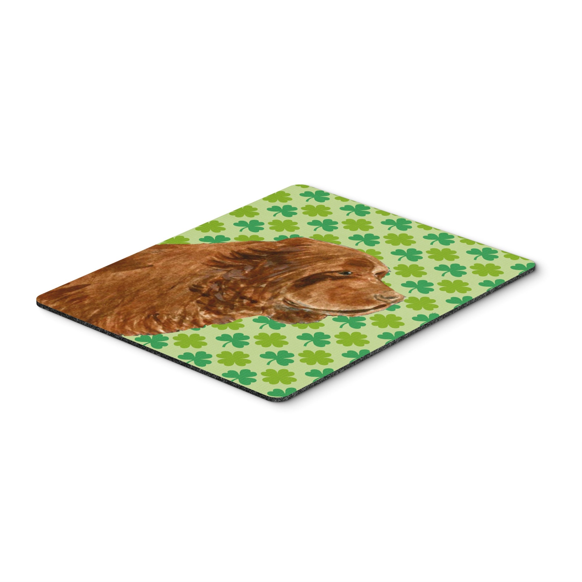 Caroline'S Treasures Mouse/Hot Pad/Trivet, Sussex Spaniel St. Patrick'S Day Shamrock Portrait (Ss4441Mp)